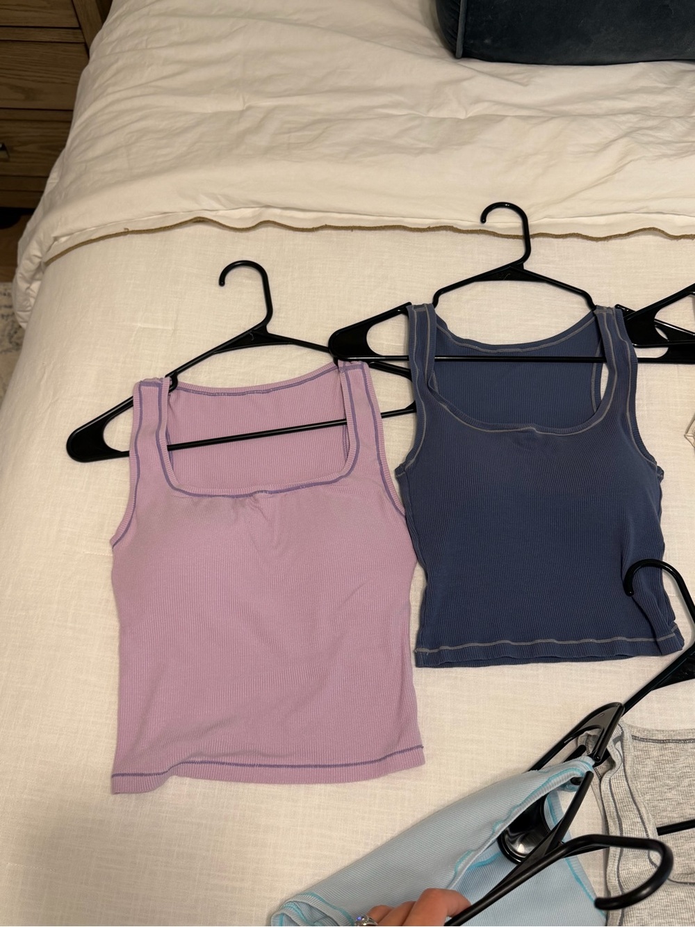 Women’s Ribbed Tank Top - Pastel Mix - Picture 2 of 5